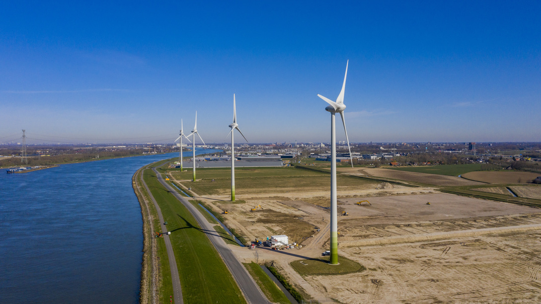 Windmolens Westelijke Dordtse Oever