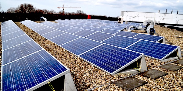 Zonnepanelen op dak